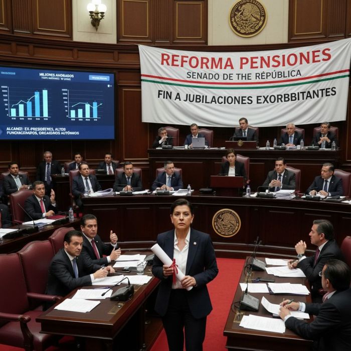 Sheinbaum envía al Senado una reforma para recortar pensiones consideradas “exorbitantes”: cifras y alcance