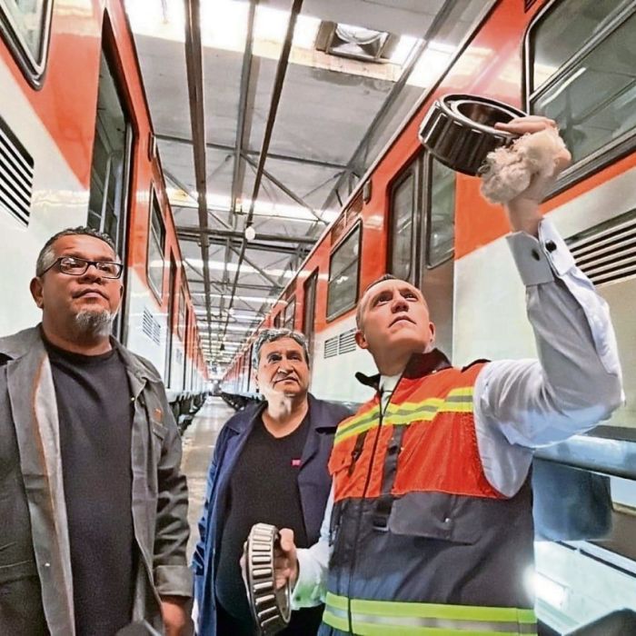 Director del Metro supervisa mantenimiento a trenes NM02 de la Línea 2 rumbo al Mundial 2026