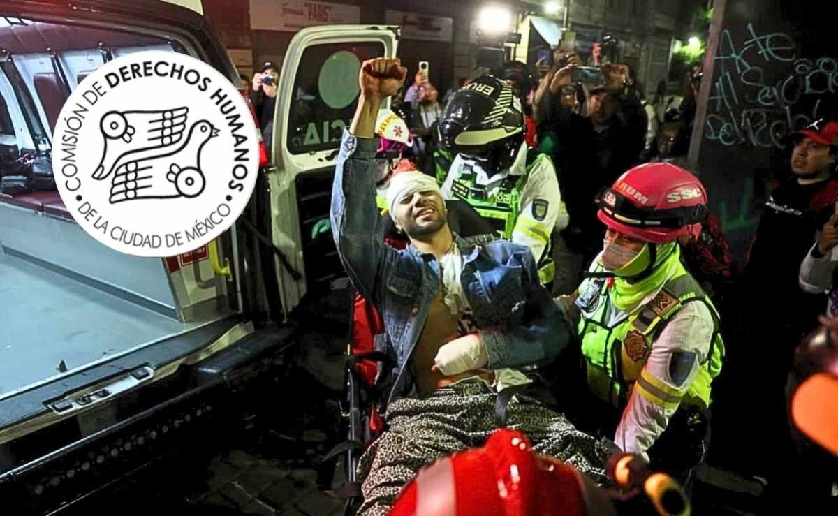 cdhcm-investiga-ocho-quejas-por-posibles-violaciones-a-derechos-humanos-durante-marcha-del-2-de-octubre