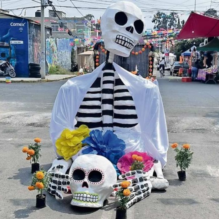 Calaveras Gigantes de Tláhuac celebran 15 años con una exposición gratuita