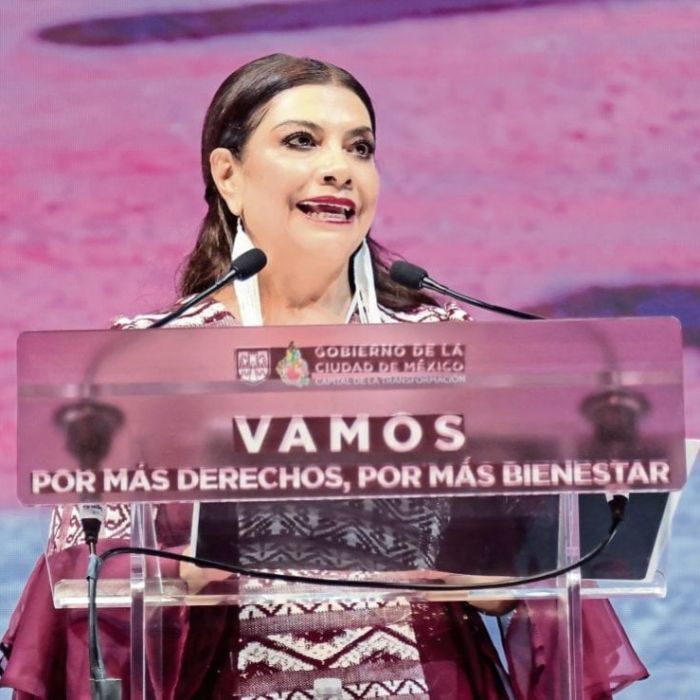 Clara Brugada llama a actuar contra el cambio climático y propone una agenda ecofeminista