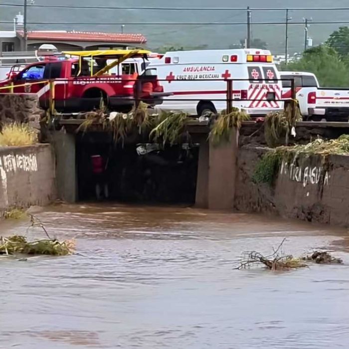 Fuertes lluvias provocan inundaciones en Guaymas y Empalme; reportan una persona muerta