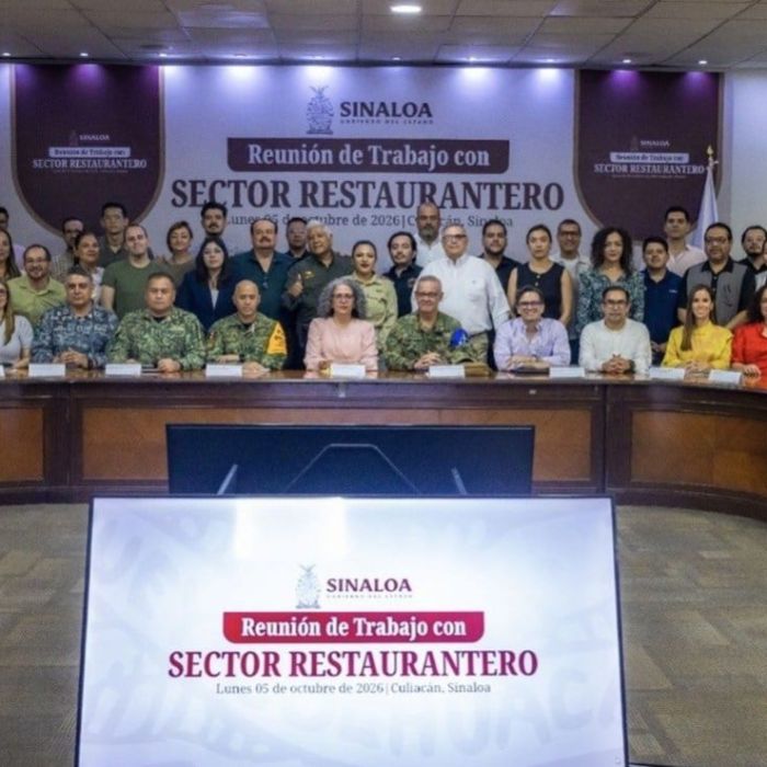 Graciela Domínguez revisa estrategia de seguridad con restauranteros de Culiacán