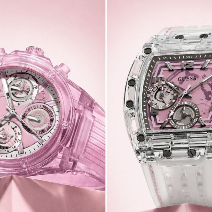 Guess Watches presenta dos relojes rosa para apoyar la lucha contra el cáncer de mama