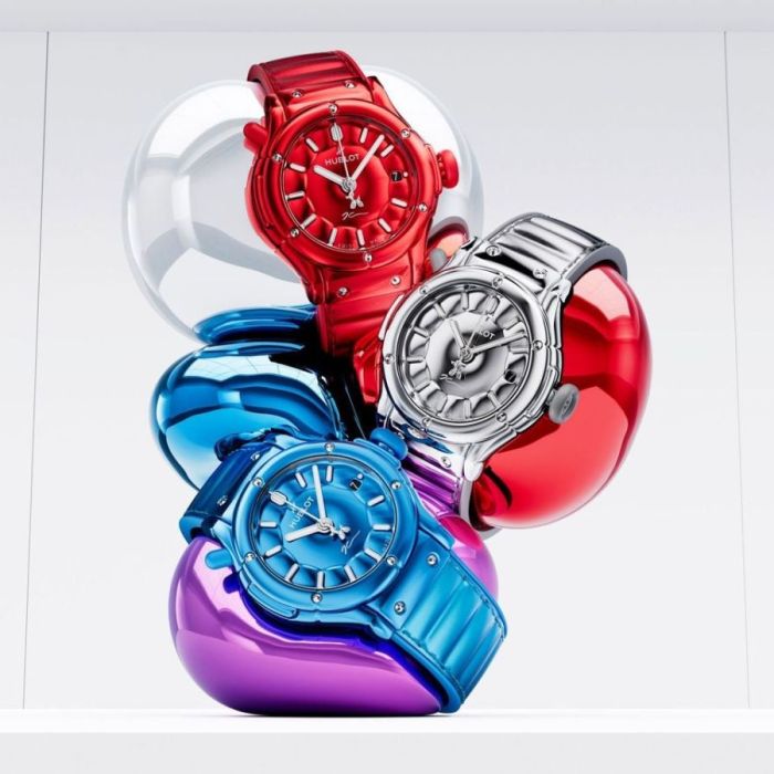 Hublot transforma el Balloon Dog de Jeff Koons en tres relojes de edición limitada
