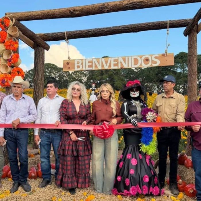 Inauguran en Surutato el primer campo de cempasúchil de Sinaloa