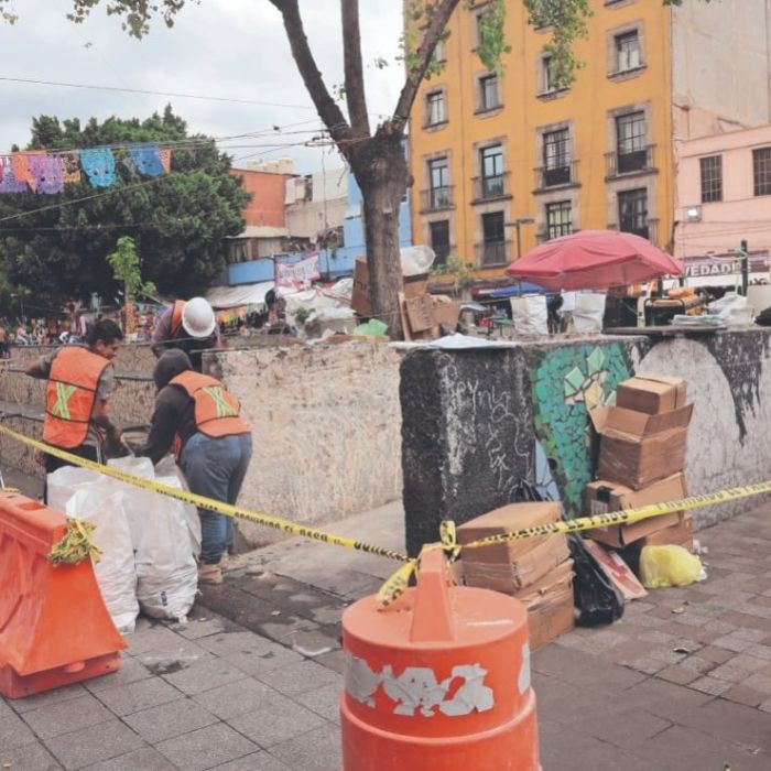 Inicia rehabilitación de la Plaza La Aguilita en el Centro Histórico