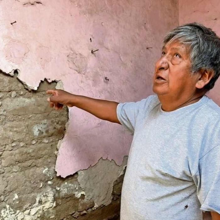 Inician reparaciones de casas dañadas por obras del tren al AIFA en Tultepec
