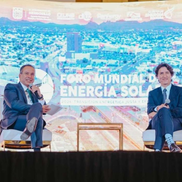 Justin Trudeau destaca en Hermosillo avances en movilidad eléctrica y energía solar