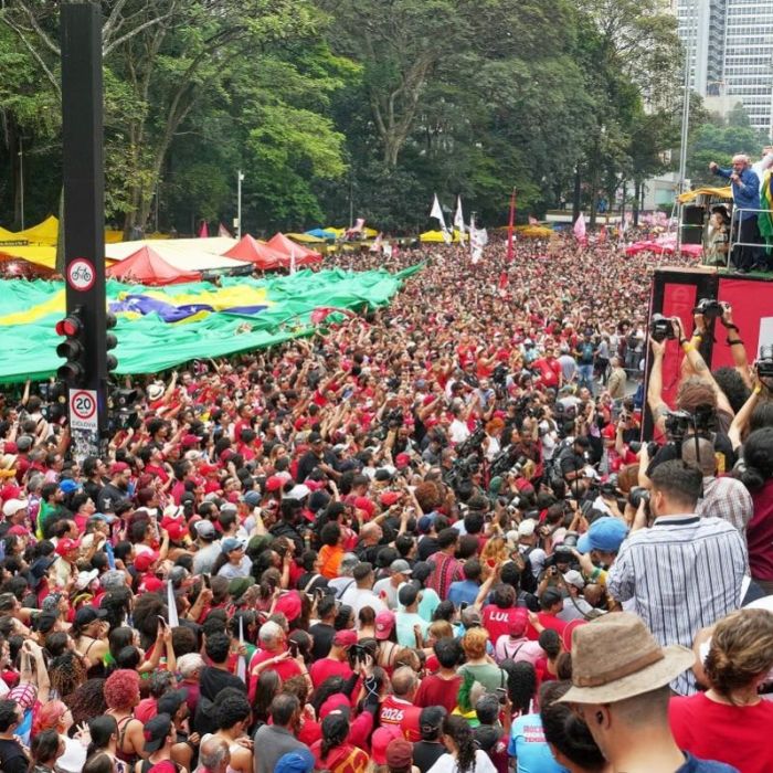 La izquierda brasileña se moviliza en São Paulo para impulsar la remontada de Lula