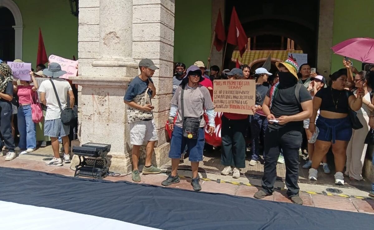 marchan-en-merida-en-apoyo-a-palestina-y-contra-la-participacion-de-empresas-israelies-en-yucatan