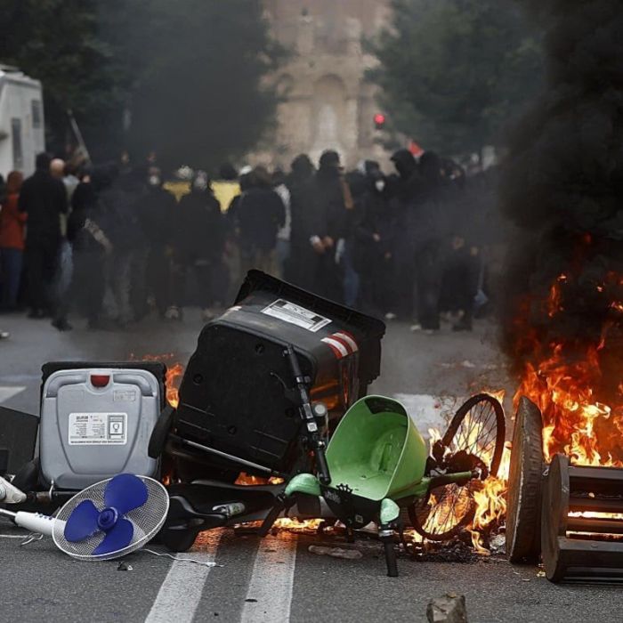 Miles de estudiantes y trabajadores protestan en Italia contra el costo de vida y el gasto en defensa