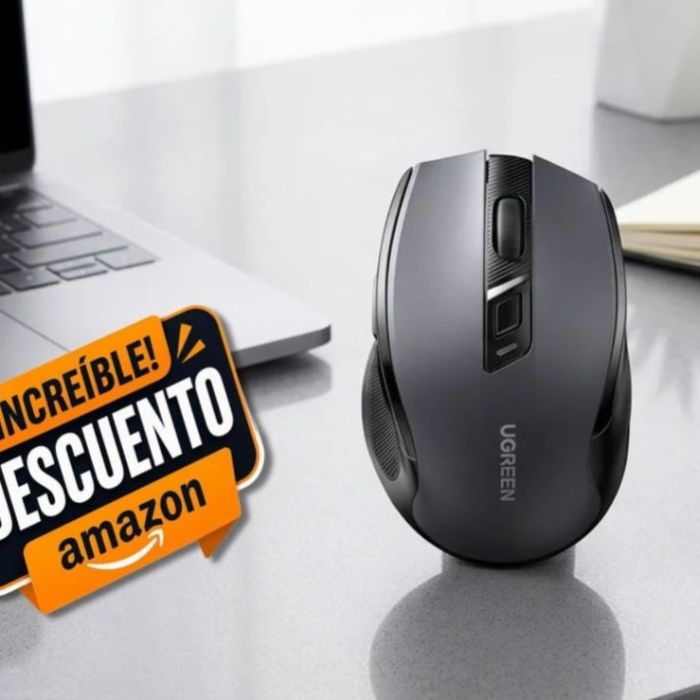 Mouse inalámbrico UGREEN con 6 botones baja a menos de 200 pesos