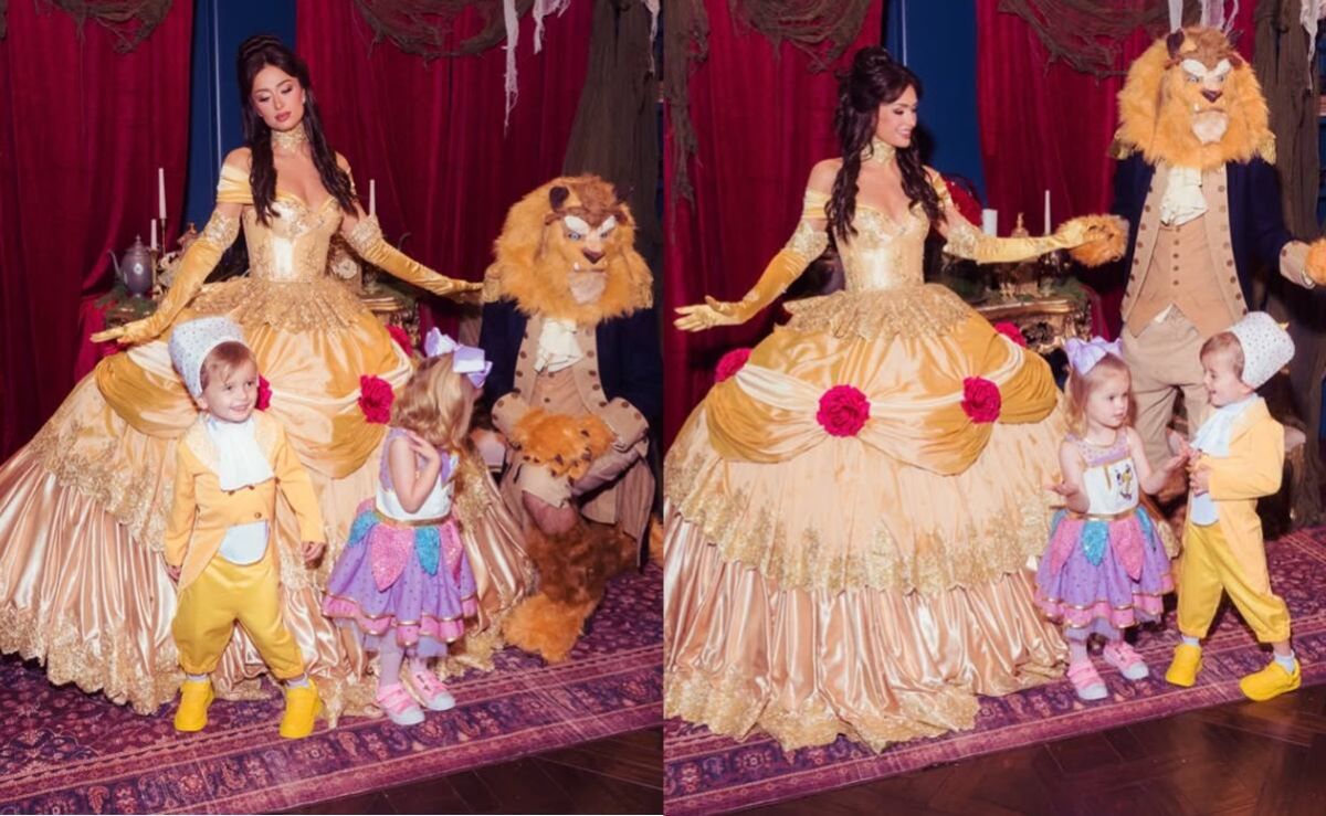 paris-hilton-responde-a-criticas-por-su-disfraz-de-bella-junto-a-sus-hijos