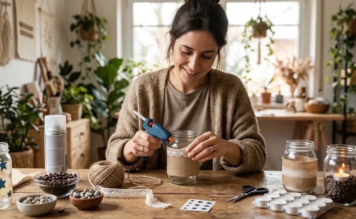 portavelas-con-frascos-de-cafe-cinco-ideas-economicas-para-decorar-tu-hogar