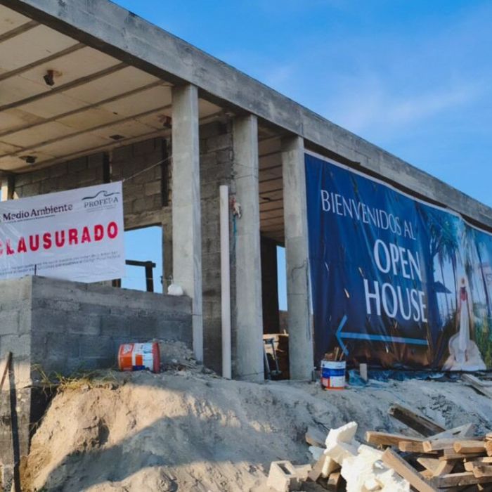 Profepa clausura proyecto inmobiliario de 215 lotes en la costa de Alvarado