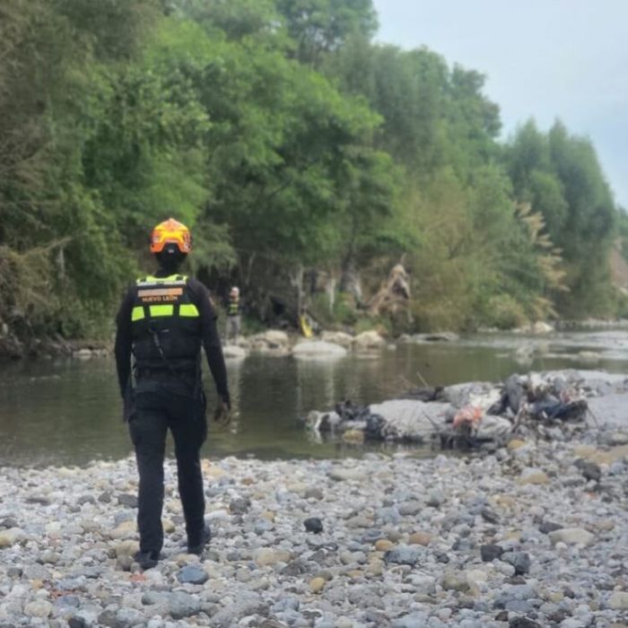 Protección Civil reanuda búsqueda de joven arrastrado por corriente en Monterrey