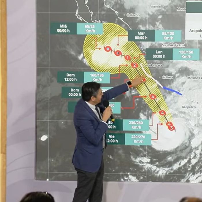 SMN alerta por huracán Trudy; prevé acercamiento a Colima y Jalisco durante el fin de semana