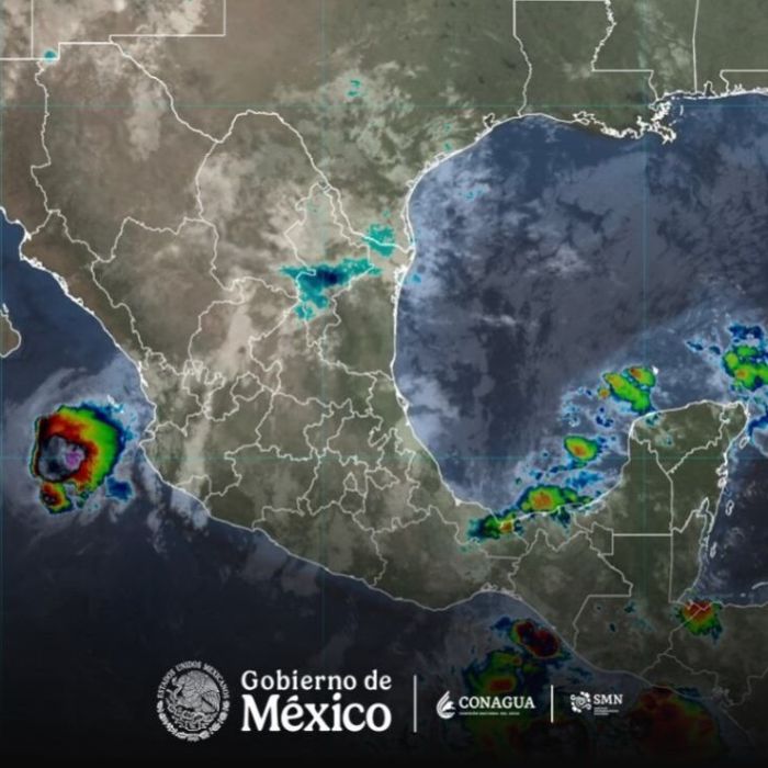 Tormenta tropical Trudy se aleja de México, pero mantiene lluvias y oleaje elevado