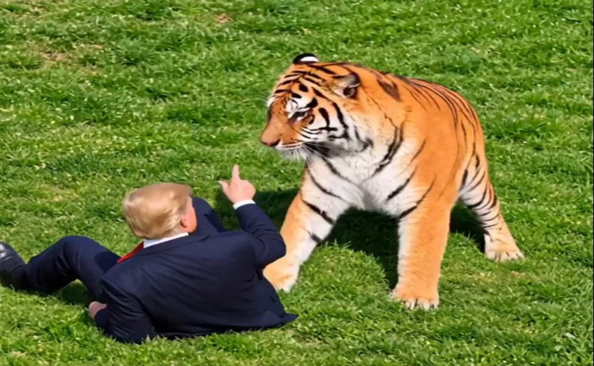 trump-provoca-indignacion-al-compartir-video-de-ataque-mortal-de-un-tigre-en-reino-unido