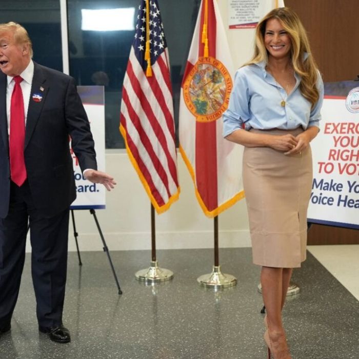 Trump y Melania votan por anticipado en Florida para las elecciones intermedias